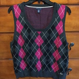 TOMMY HILFIGER SLEEVELESS SWEATER TOP